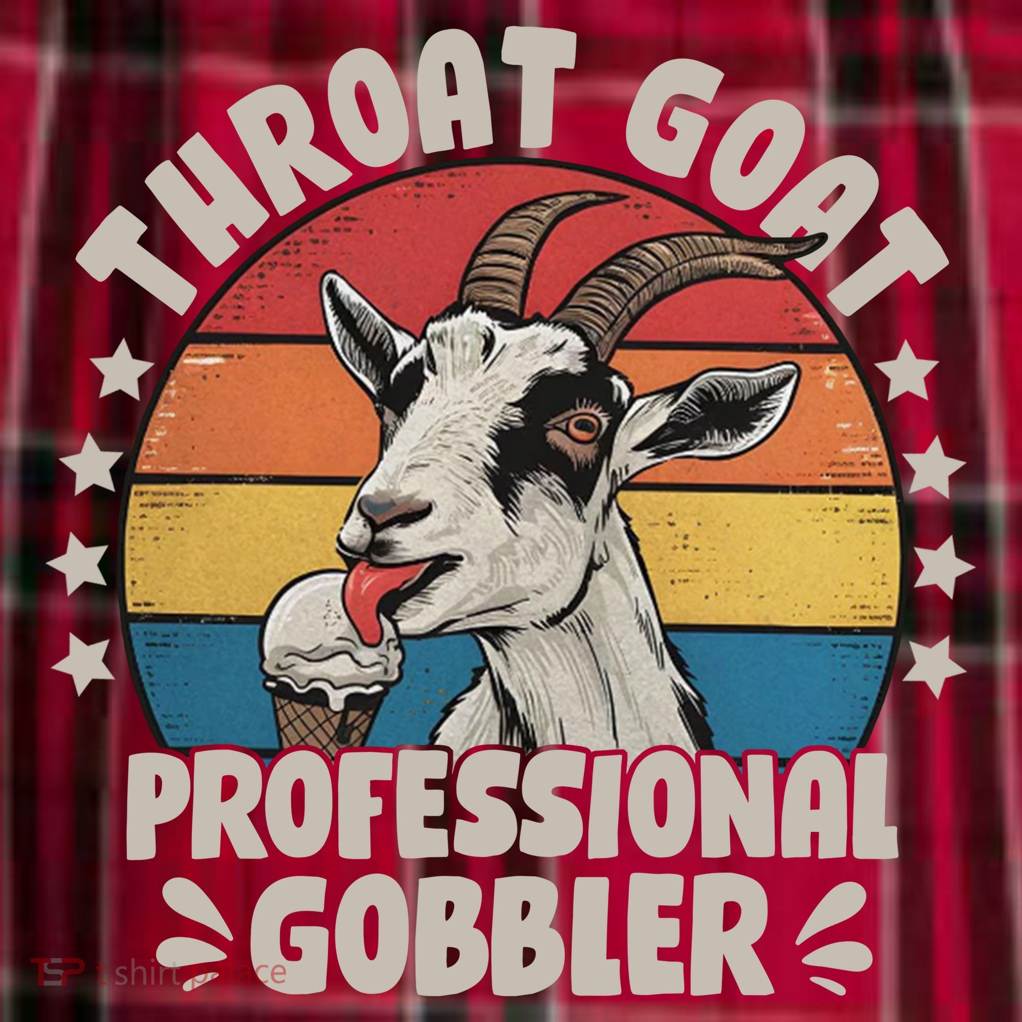 Throat Goat Professional Gobbler Funny Women's Flannel Plaid Pajama Pants