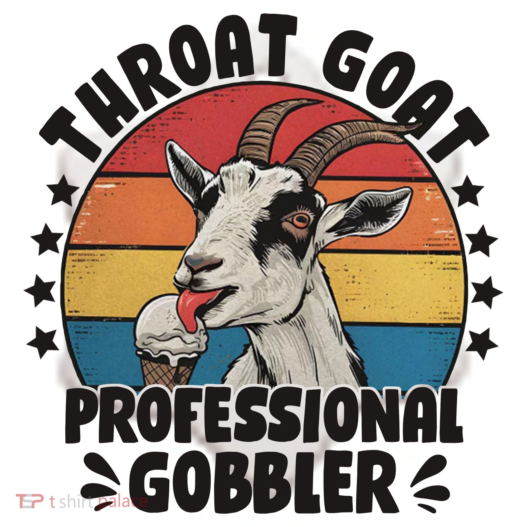 Throat Goat Professional Gobbler Funny Ceramic Ornament