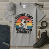 Throat Goat Professional Gobbler Funny Tall T-Shirt thumb 3