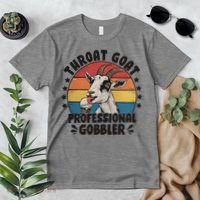 Throat Goat Professional Gobbler Funny Premium T-Shirt thumb 2
