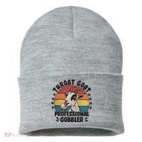 Throat Goat Professional Gobbler Funny Sustainable Knit Beanie thumb 0