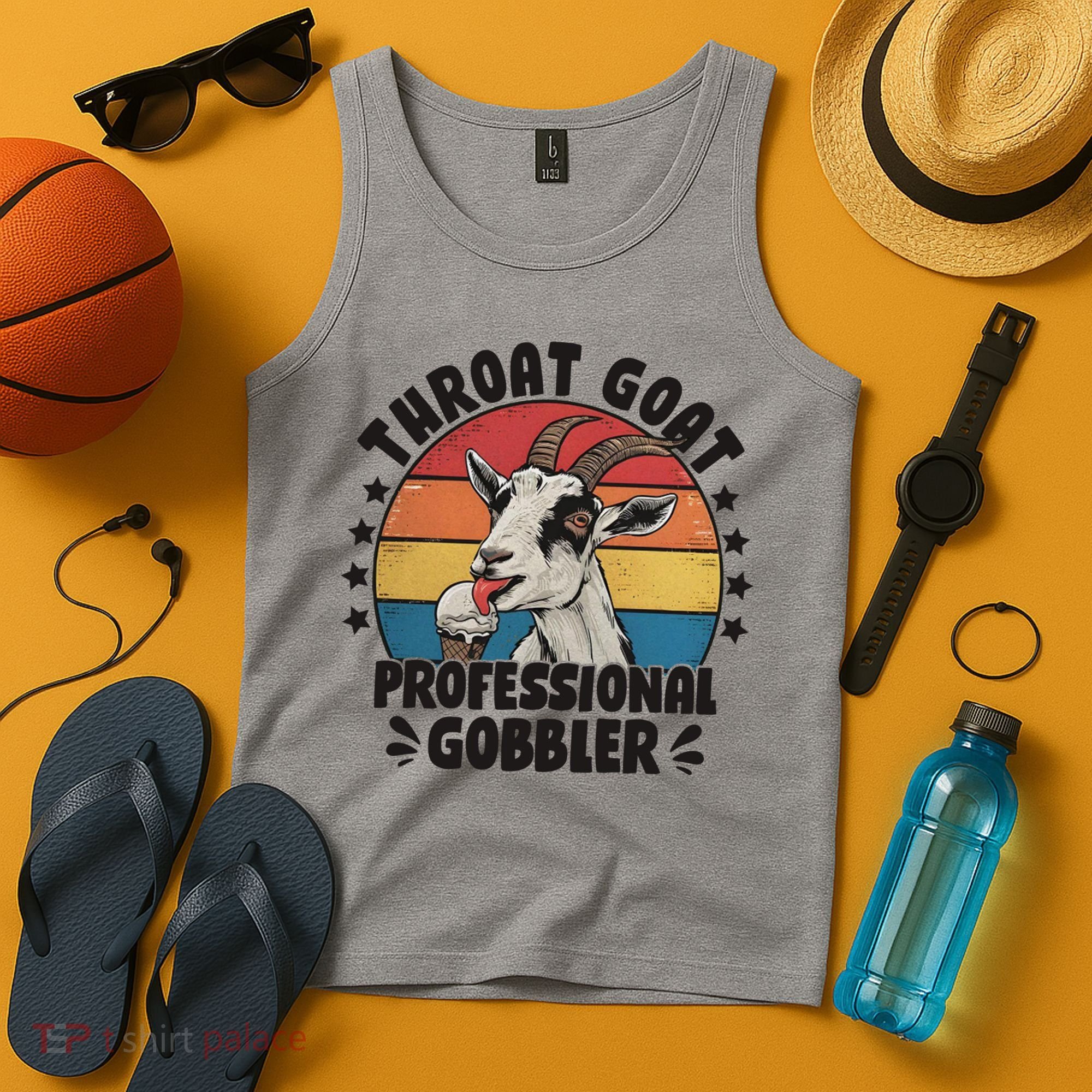 Throat Goat Professional Gobbler Funny Tank Top