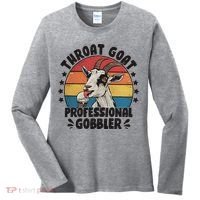 Throat Goat Professional Gobbler Funny Women's Long Sleeve Shirt thumb 0