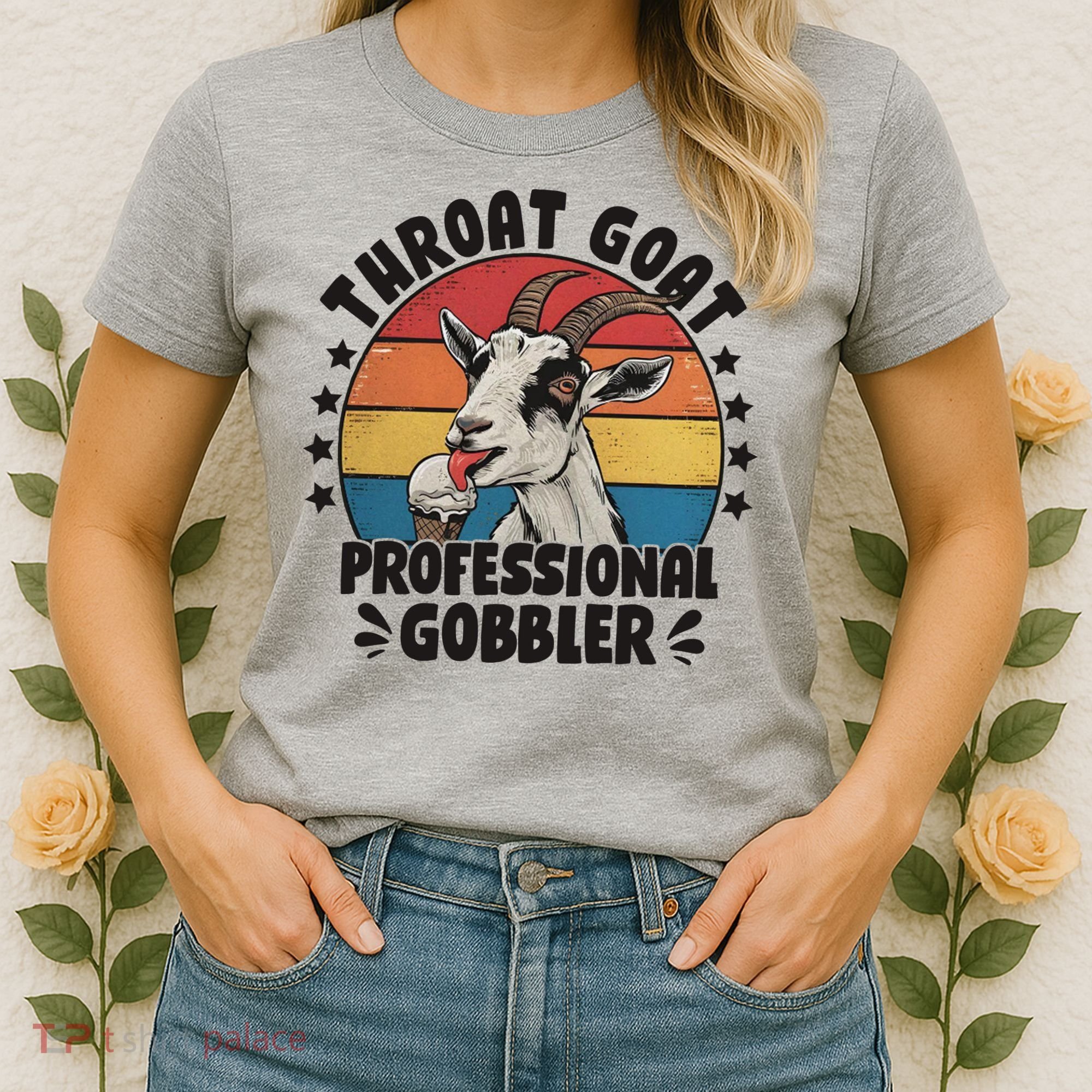 Throat Goat Professional Gobbler Funny Women's T-Shirt