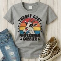Throat Goat Professional Gobbler Funny Women's T-Shirt thumb 3