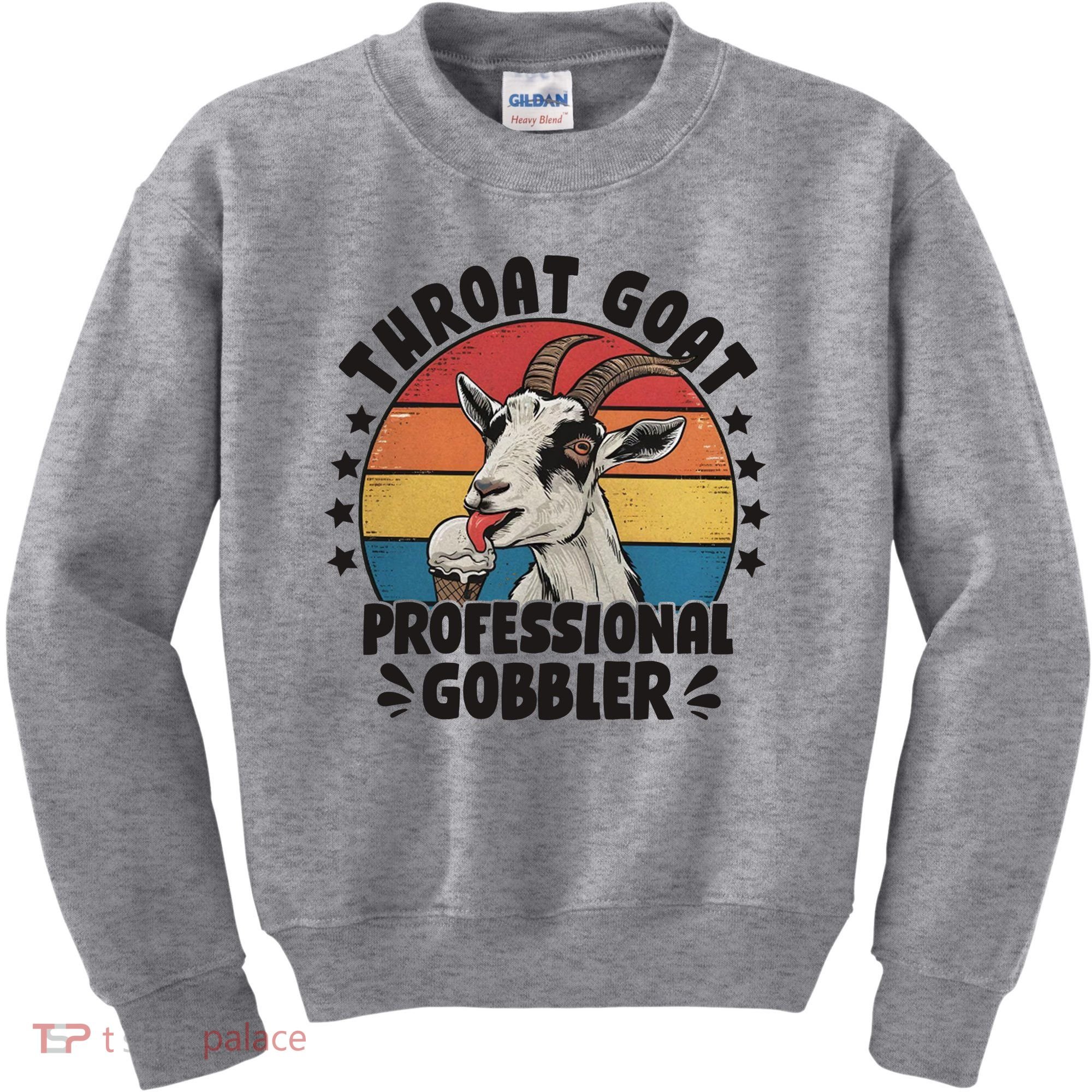 Throat Goat Professional Gobbler Funny Kids Sweatshirt