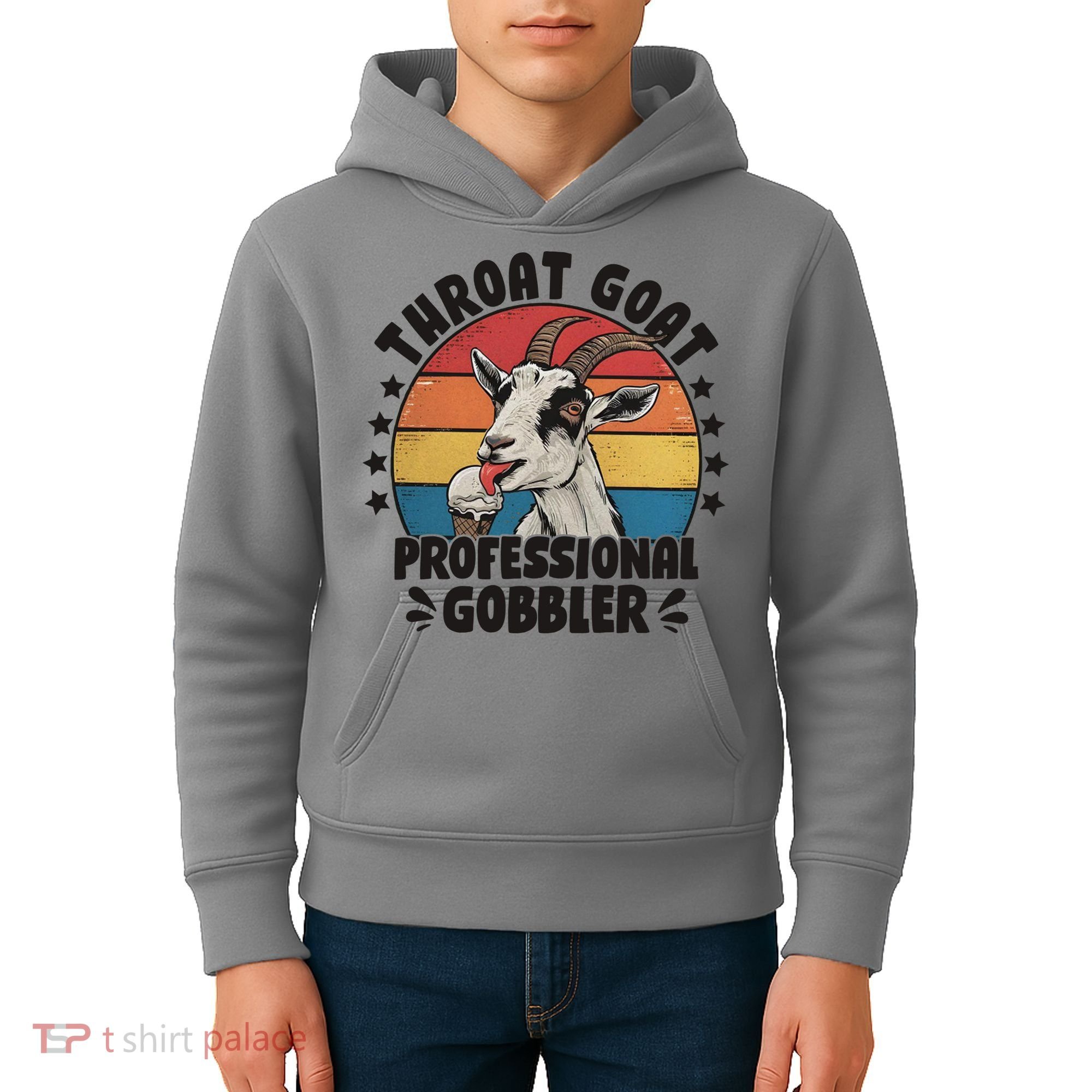 Throat Goat Professional Gobbler Funny Kids Hoodie