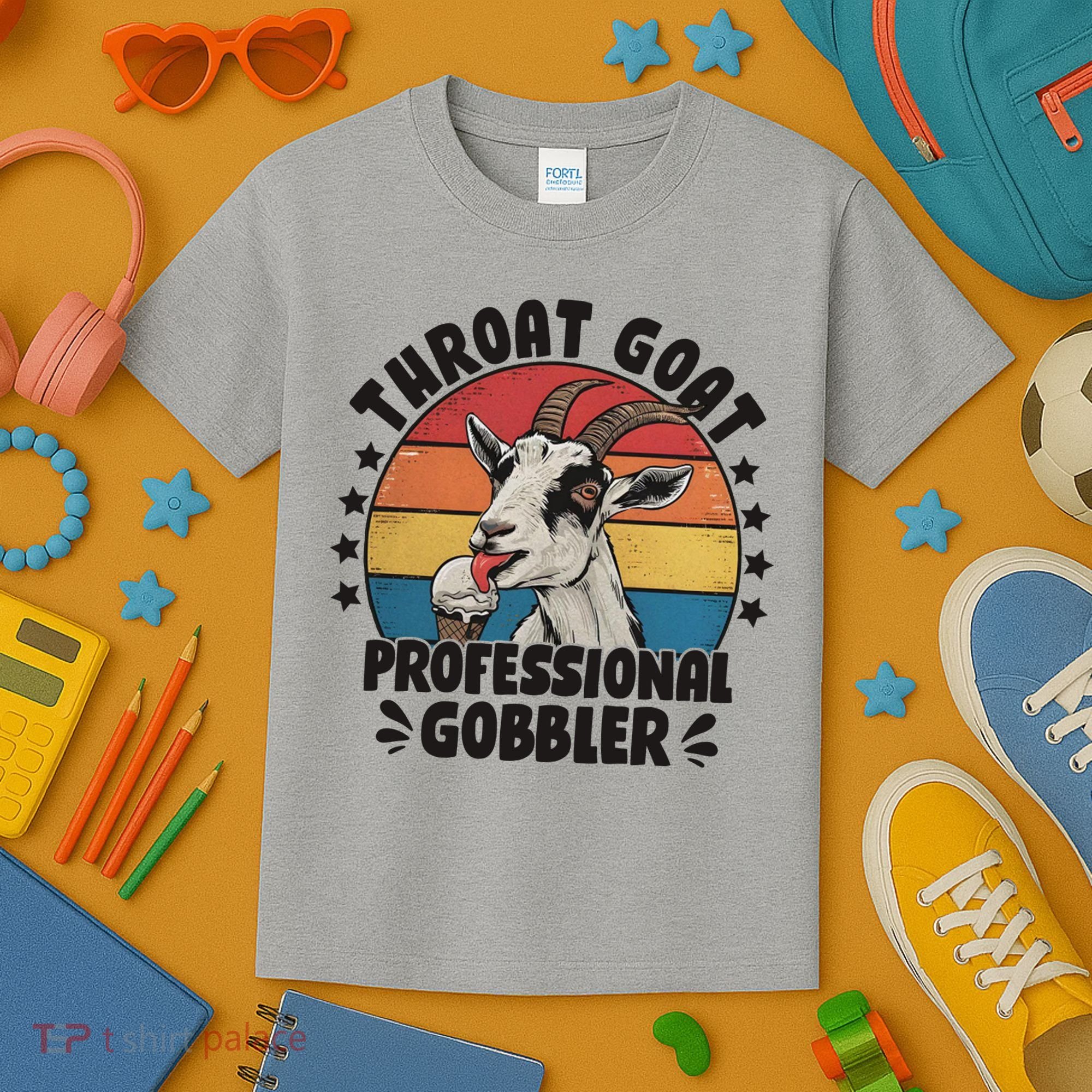 Throat Goat Professional Gobbler Funny Kids T-Shirt