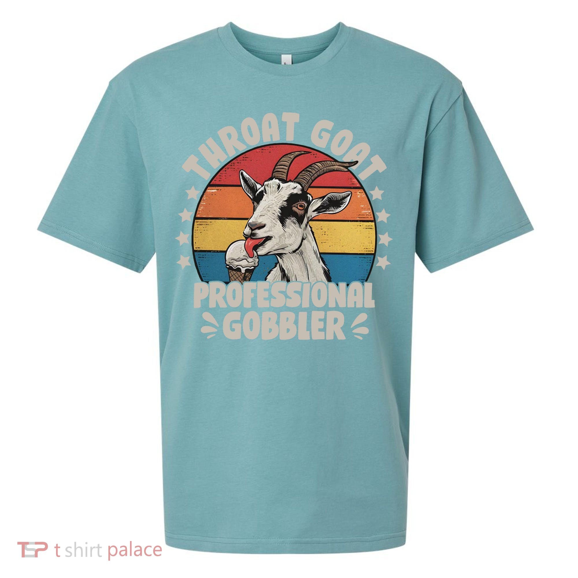 Throat Goat Professional Gobbler Funny Sueded Cloud Jersey T-Shirt