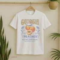 Trendy Georgia Peaches Vintage Poster T-Shirt thumb 2