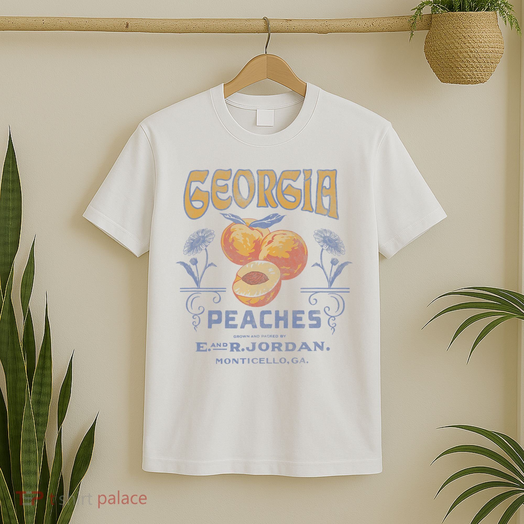 Trendy Georgia Peaches Vintage Poster T-Shirt
