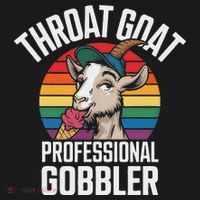 Throat Goat Professional Gobbler Funny Retro Gag Adult Humor Women's Hoodie thumb 2