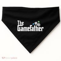 The Gamefather Playing Board Games USA-Made Doggie Bandana thumb 0