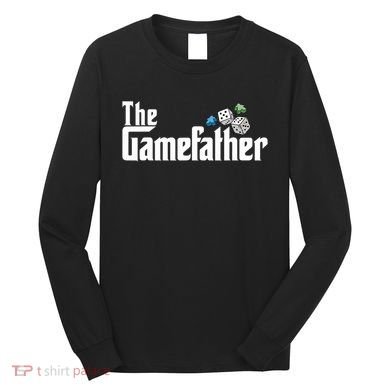 The Gamefather Playing Board Games Long Sleeve Shirt