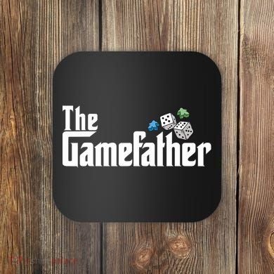 The Gamefather Playing Board Games Coaster