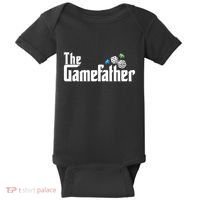 The Gamefather Playing Board Games Baby Bodysuit thumb 0