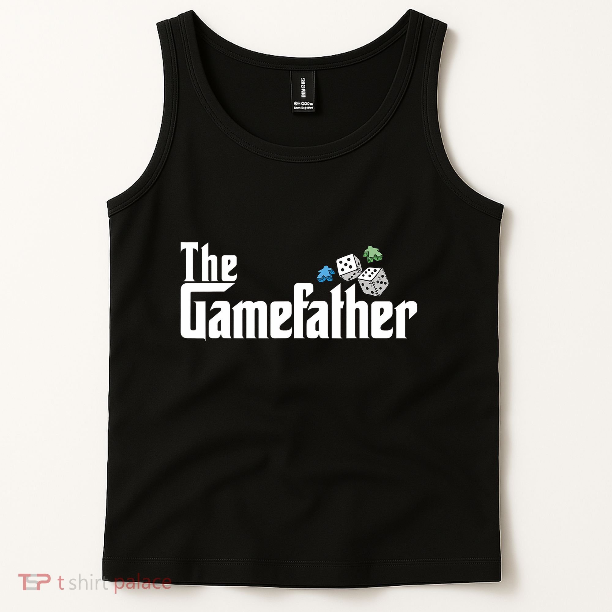 The Gamefather Playing Board Games Tank Top