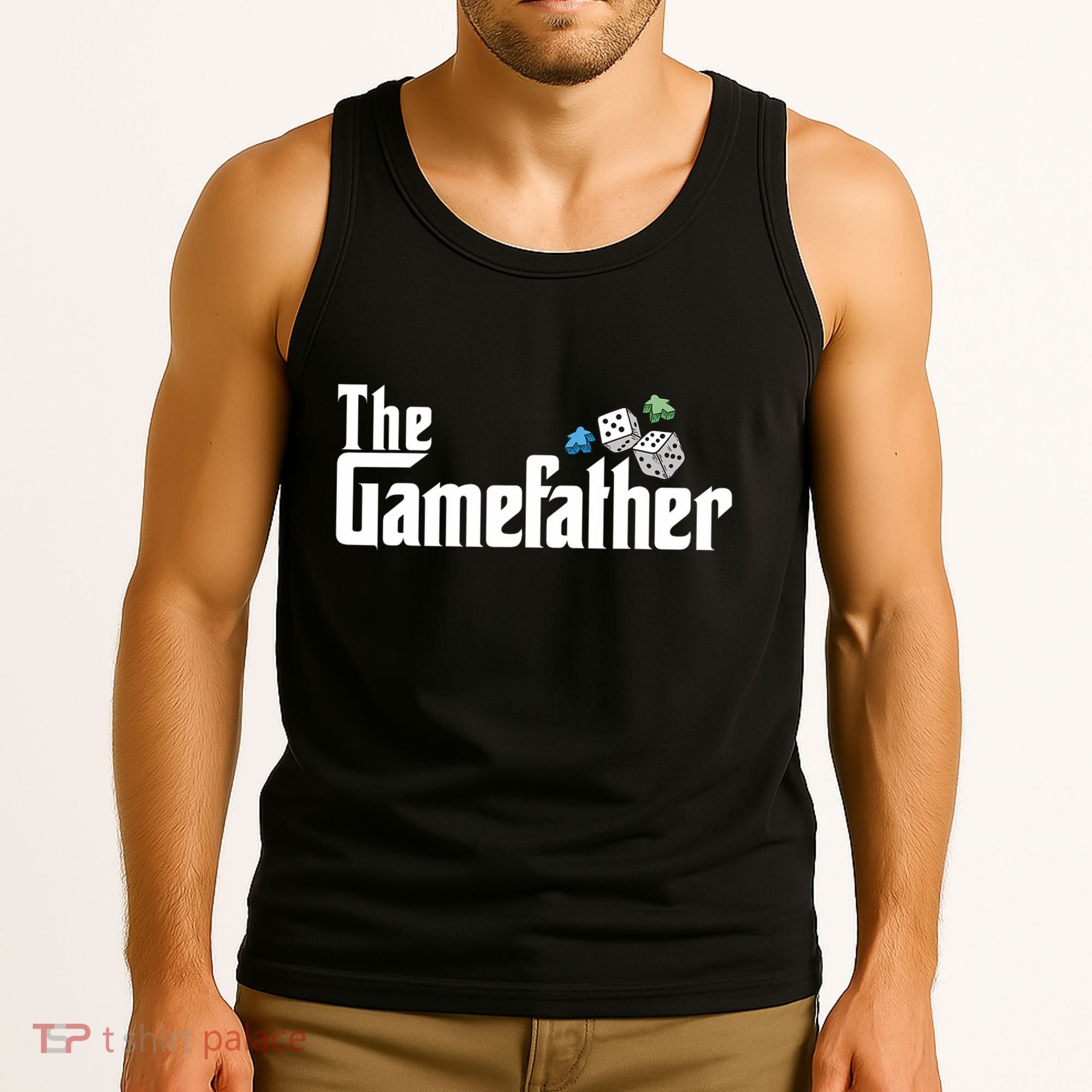The Gamefather Playing Board Games Tank Top
