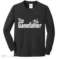 The Gamefather Playing Board Games Kids Long Sleeve Shirt thumb 0