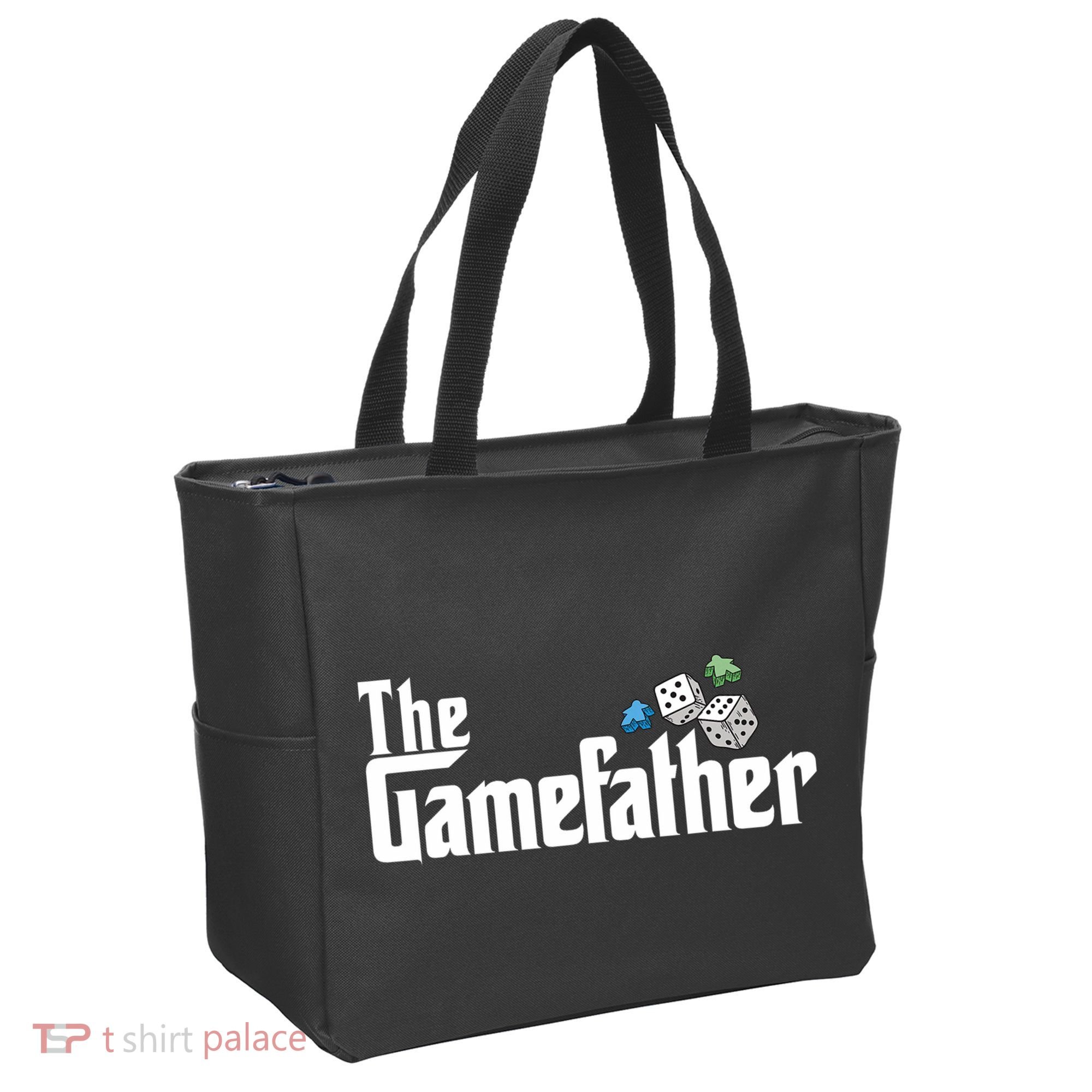 The Gamefather Playing Board Games Tote Bag