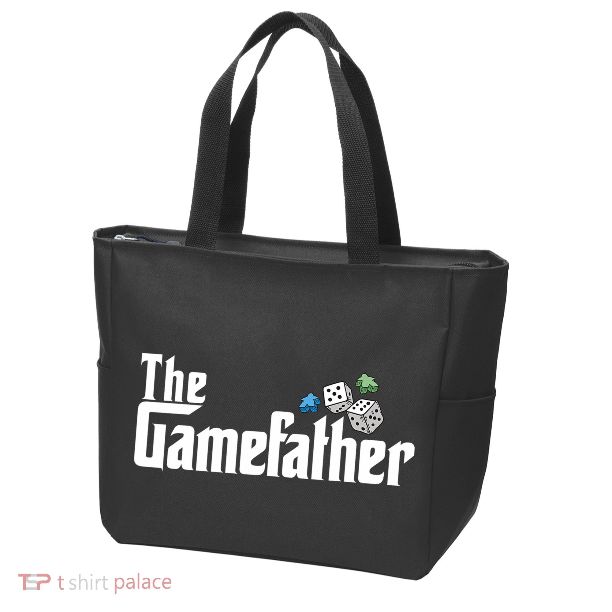 The Gamefather Playing Board Games Tote Bag
