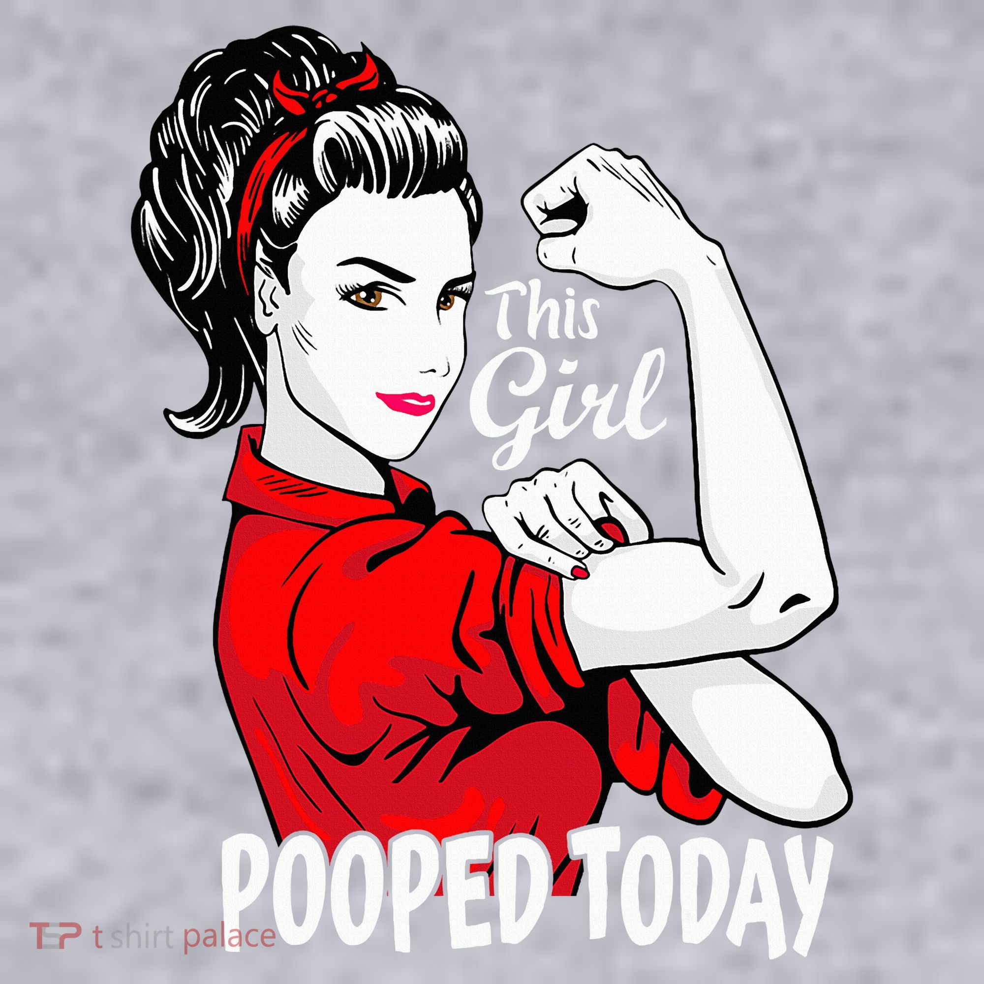 This Girl Pooped Today Humor I Pooped Today Women's Sweatshirt