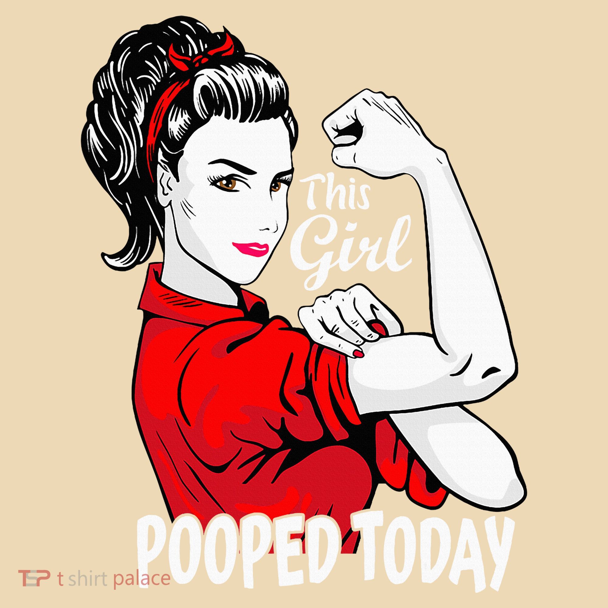 This Girl Pooped Today Humor I Pooped Today Tote Bag