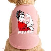 This Girl Pooped Today Humor I Pooped Today Doggie Tank thumb 0