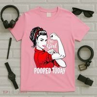This Girl Pooped Today Humor I Pooped Today T-Shirt thumb 5
