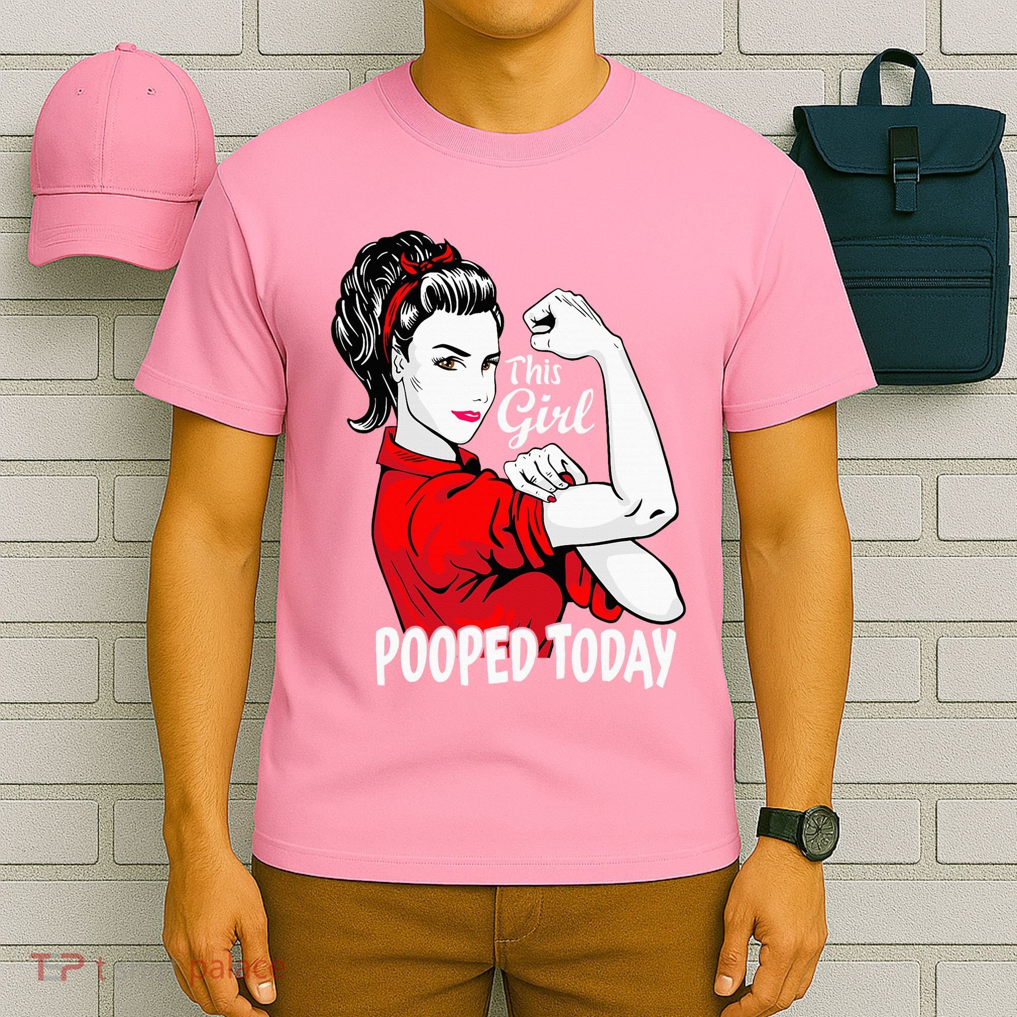 This Girl Pooped Today Humor I Pooped Today T-Shirt