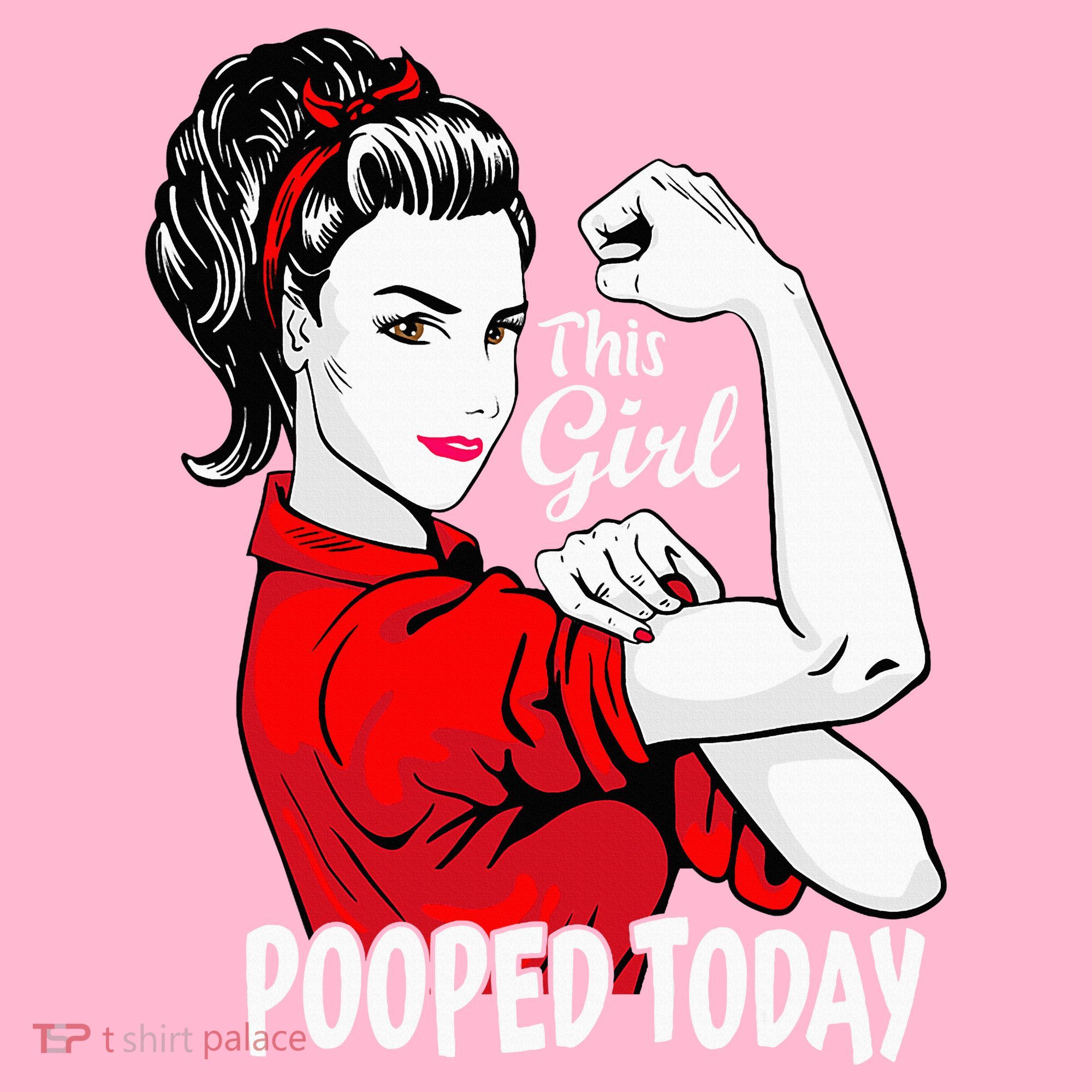 This Girl Pooped Today Humor I Pooped Today Coaster