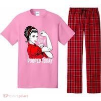 This Girl Pooped Today Humor I Pooped Today Pajama Set thumb 0