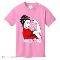 This Girl Pooped Today Humor I Pooped Today Kids T-Shirt thumb 0