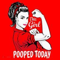 This Girl Pooped Today Humor I Pooped Today Santa Hat thumb 1