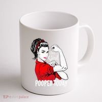 This Girl Pooped Today Humor I Pooped Today Coffee Mug thumb 1
