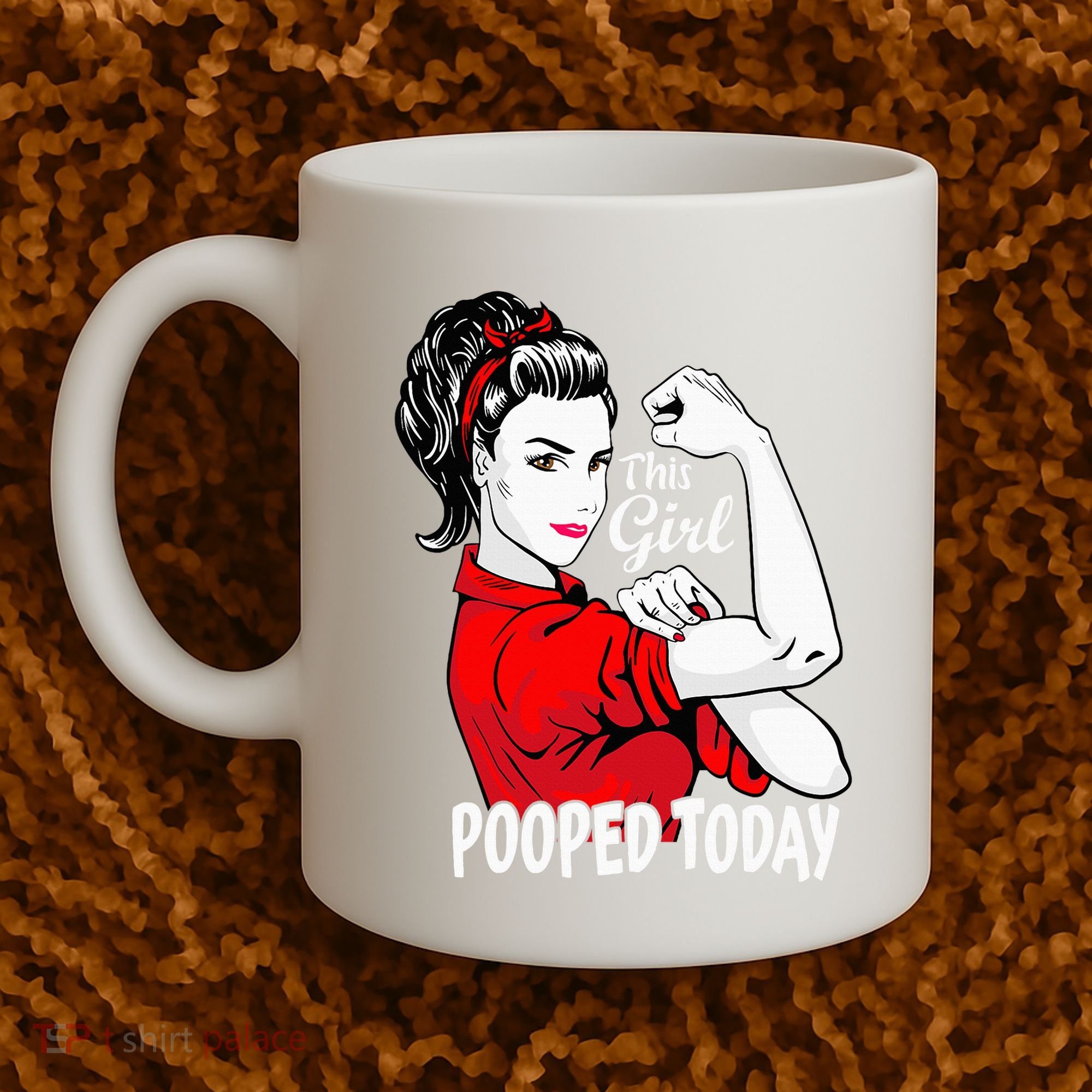 This Girl Pooped Today Humor I Pooped Today Coffee Mug
