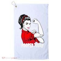 This Girl Pooped Today Humor I Pooped Today Golf Towel thumb 0