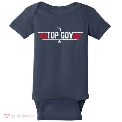Top Gov Ron DeSantis Top Gov Florida Flag Baby Bodysuit