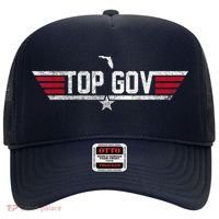 Top Gov Ron DeSantis Top Gov Florida Flag Hat thumb 0
