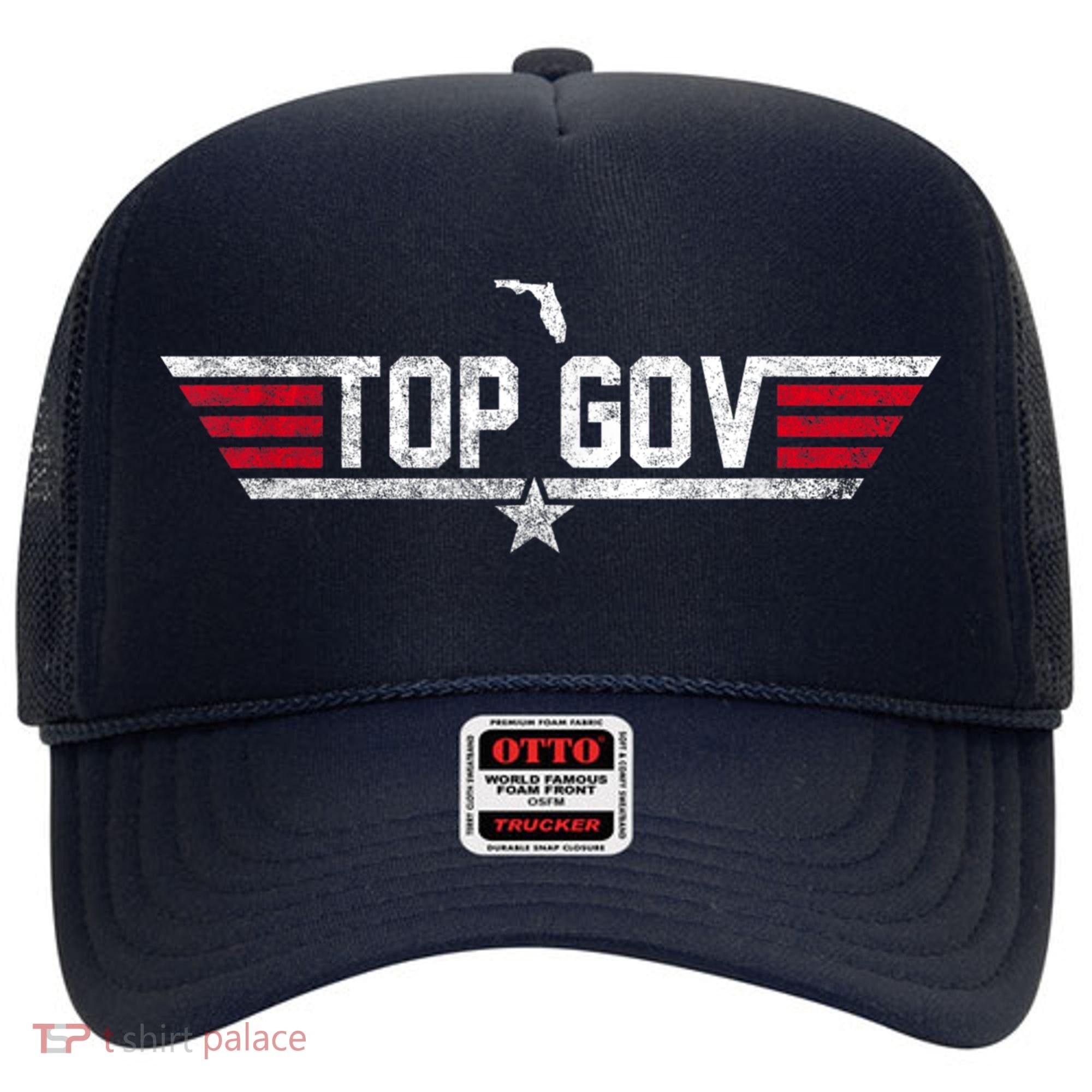 Top Gov Ron DeSantis Top Gov Florida Flag Hat