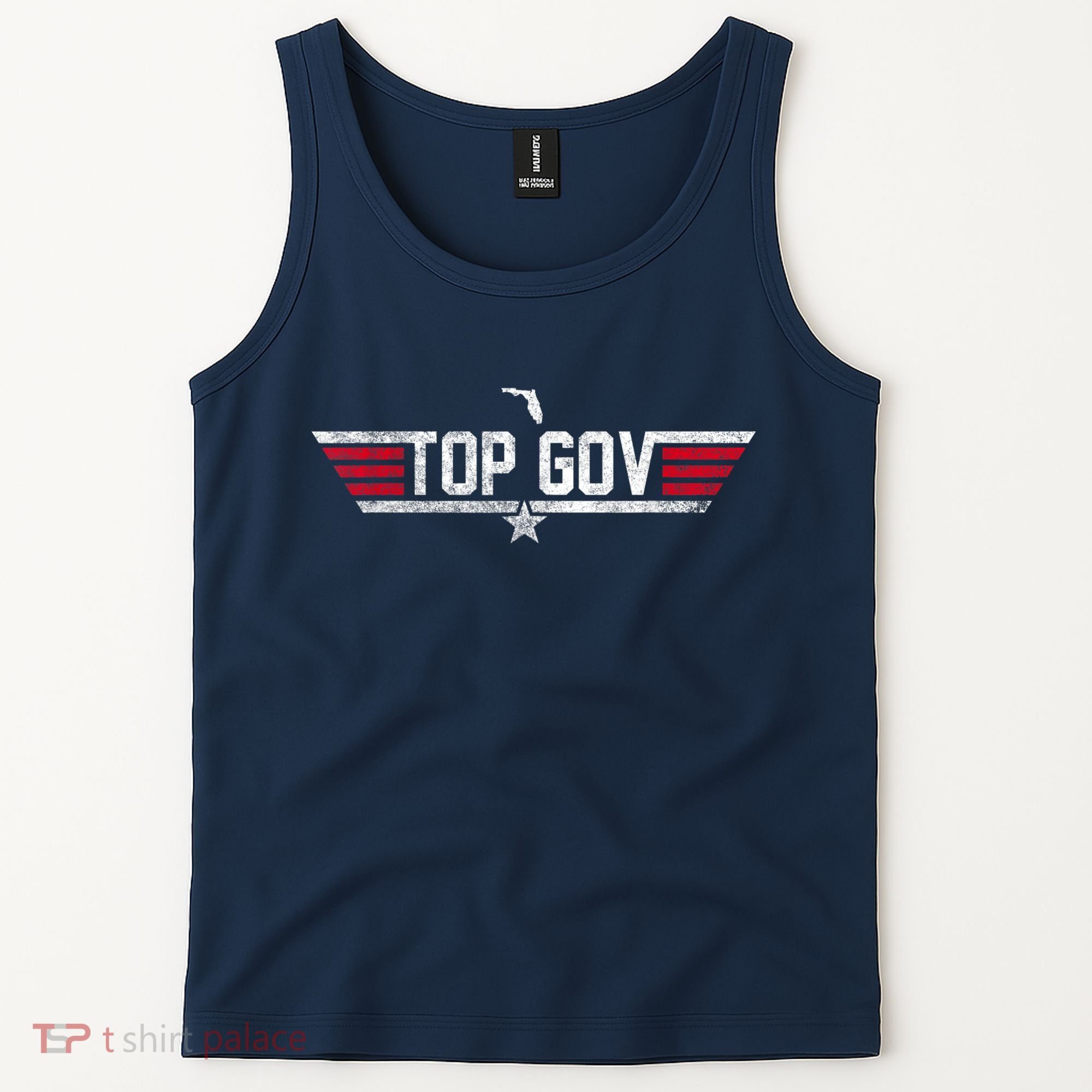 Top Gov Ron DeSantis Top Gov Florida Flag Tank Top