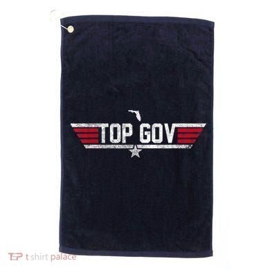 Top Gov Ron DeSantis Top Gov Florida Flag Golf Towel