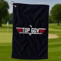 Top Gov Ron DeSantis Top Gov Florida Flag Golf Towel thumb 1