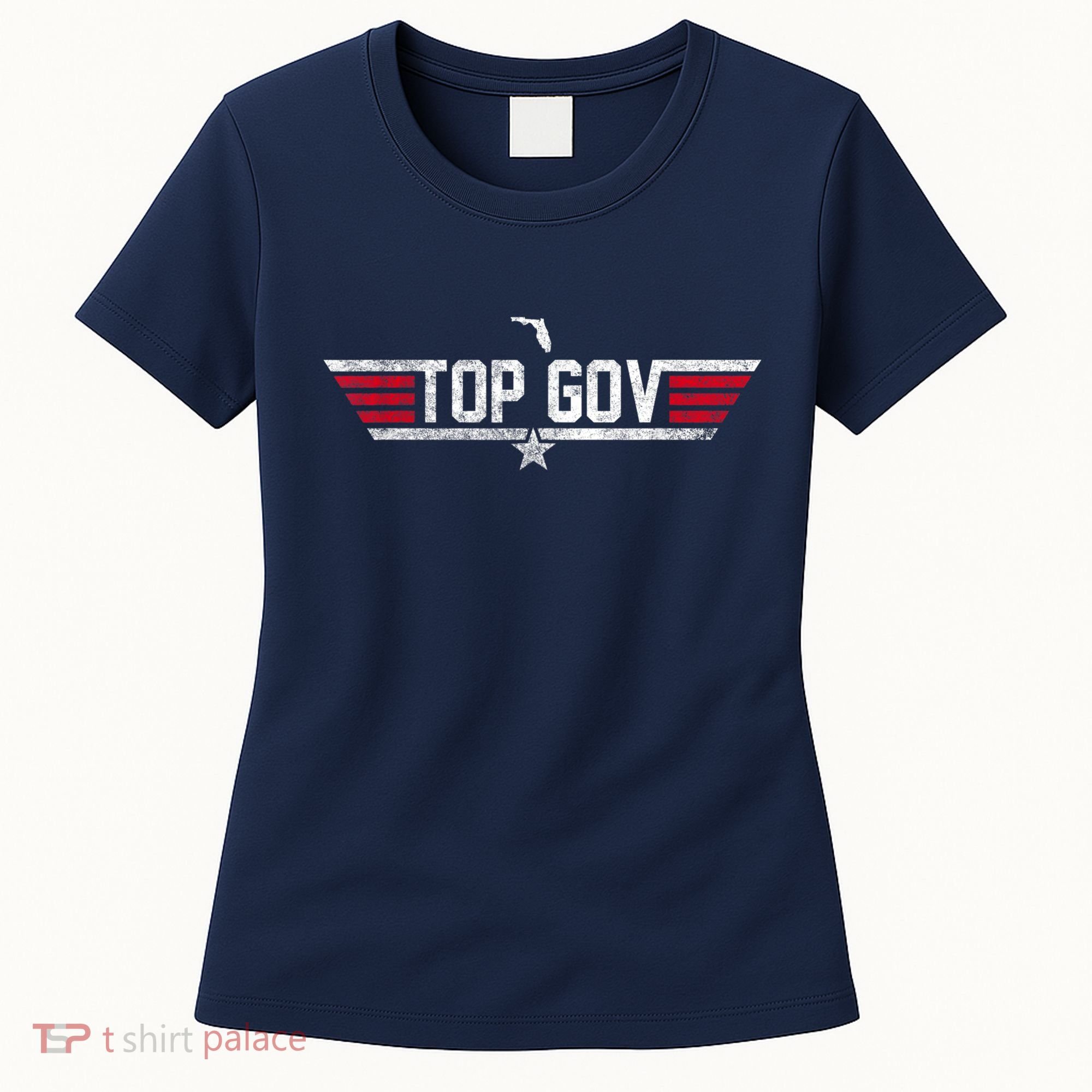 Top Gov Ron DeSantis Top Gov Florida Flag Women's T-Shirt