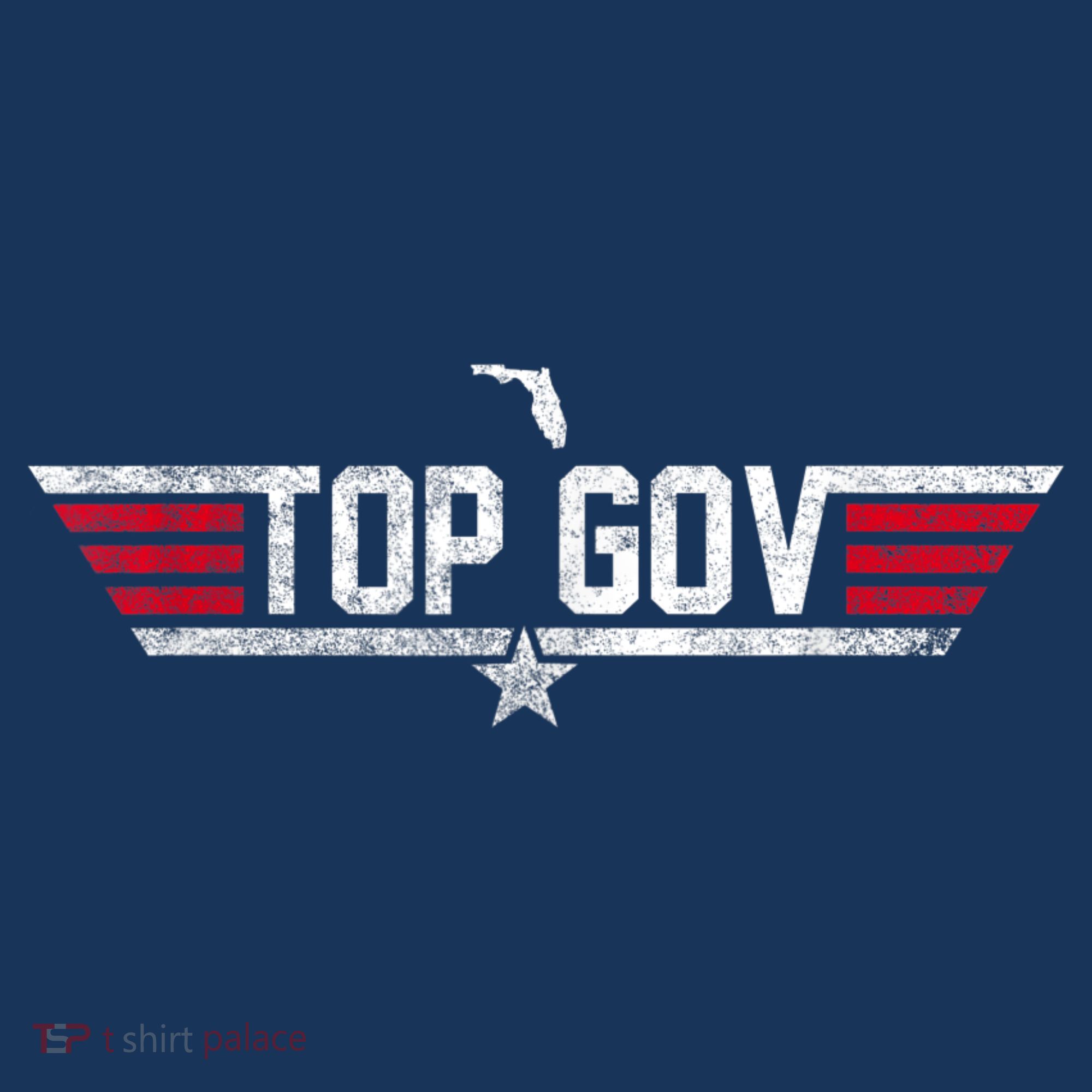 Top Gov Ron DeSantis Top Gov Florida Flag Women's T-Shirt