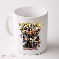Trump Greatest Rally Of All Time Motorcycle On Back Coffee Mug thumb 0
