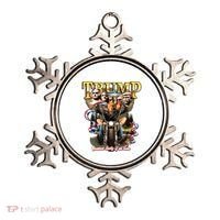 Trump Greatest Rally Of All Time Motorcycle On Back Ornament thumb 0