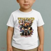 Trump Greatest Rally Of All Time Motorcycle On Back Toddler T-Shirt thumb 2