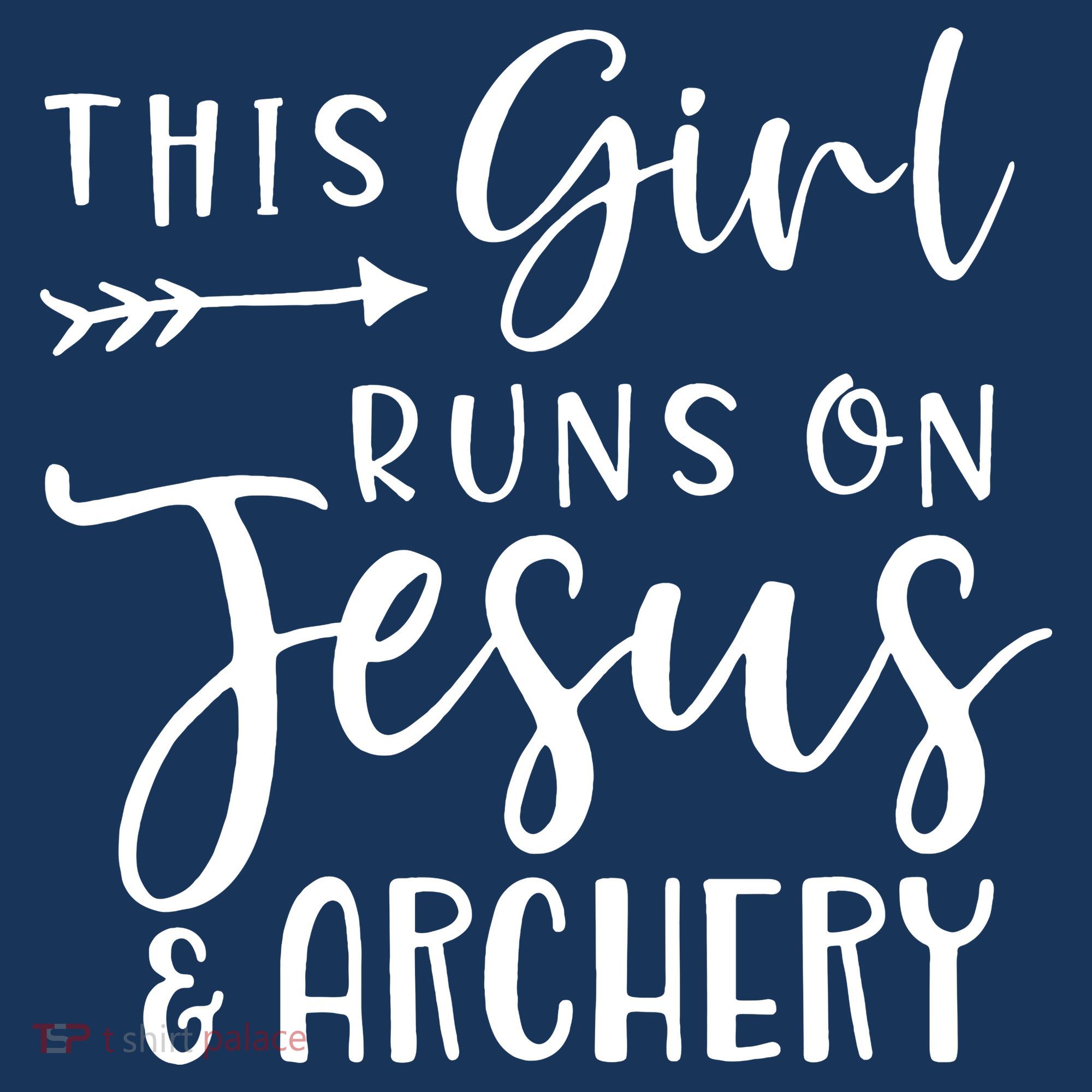 This Girl Runs On Jesus And Archery Kids Sweatshirt