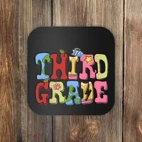 Third Grade Retro Back To School Coaster thumb 0